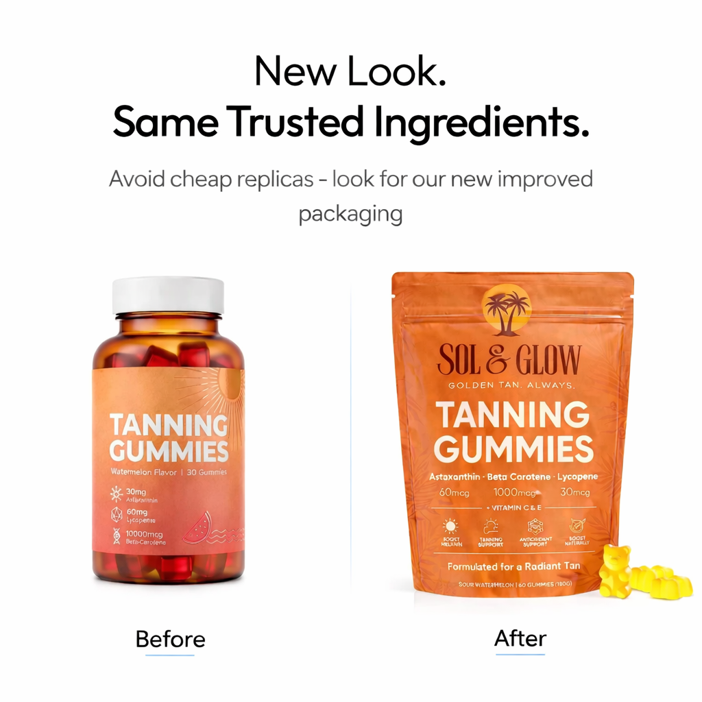 Sol & Glow Tanning Gummies