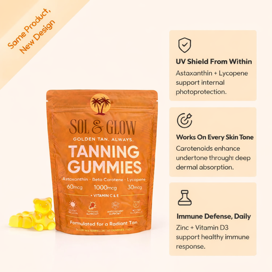 Sol & Glow Tanning Gummies